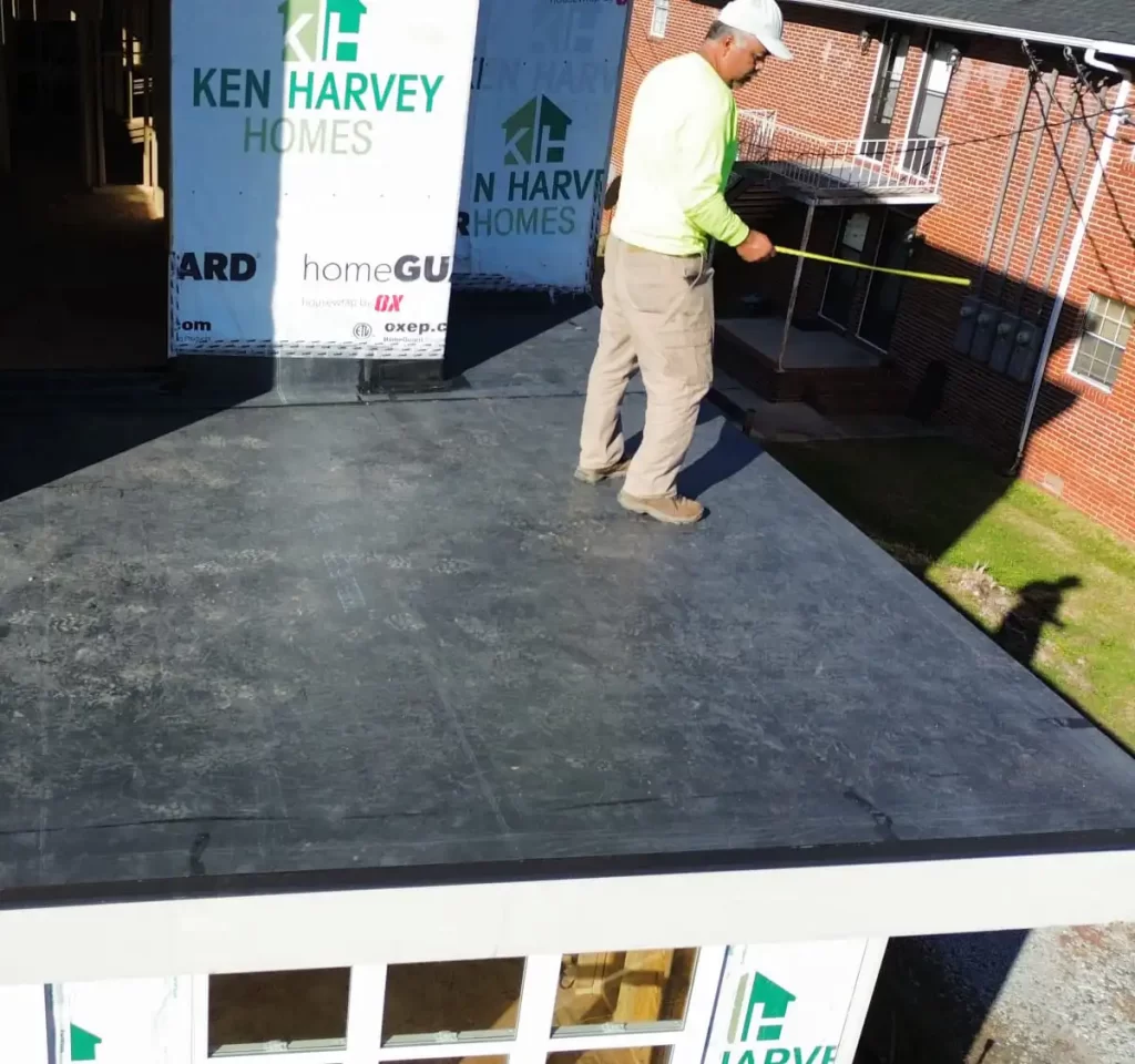 EPDM Roofing works at Rivera Contracting