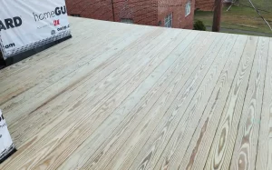 Wood Deck works for Rivera Roofing Contracting