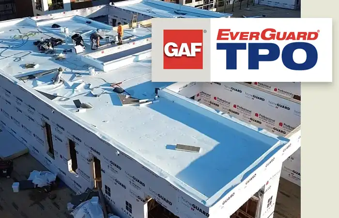 GAF TPO Roof Fuquay-Varina